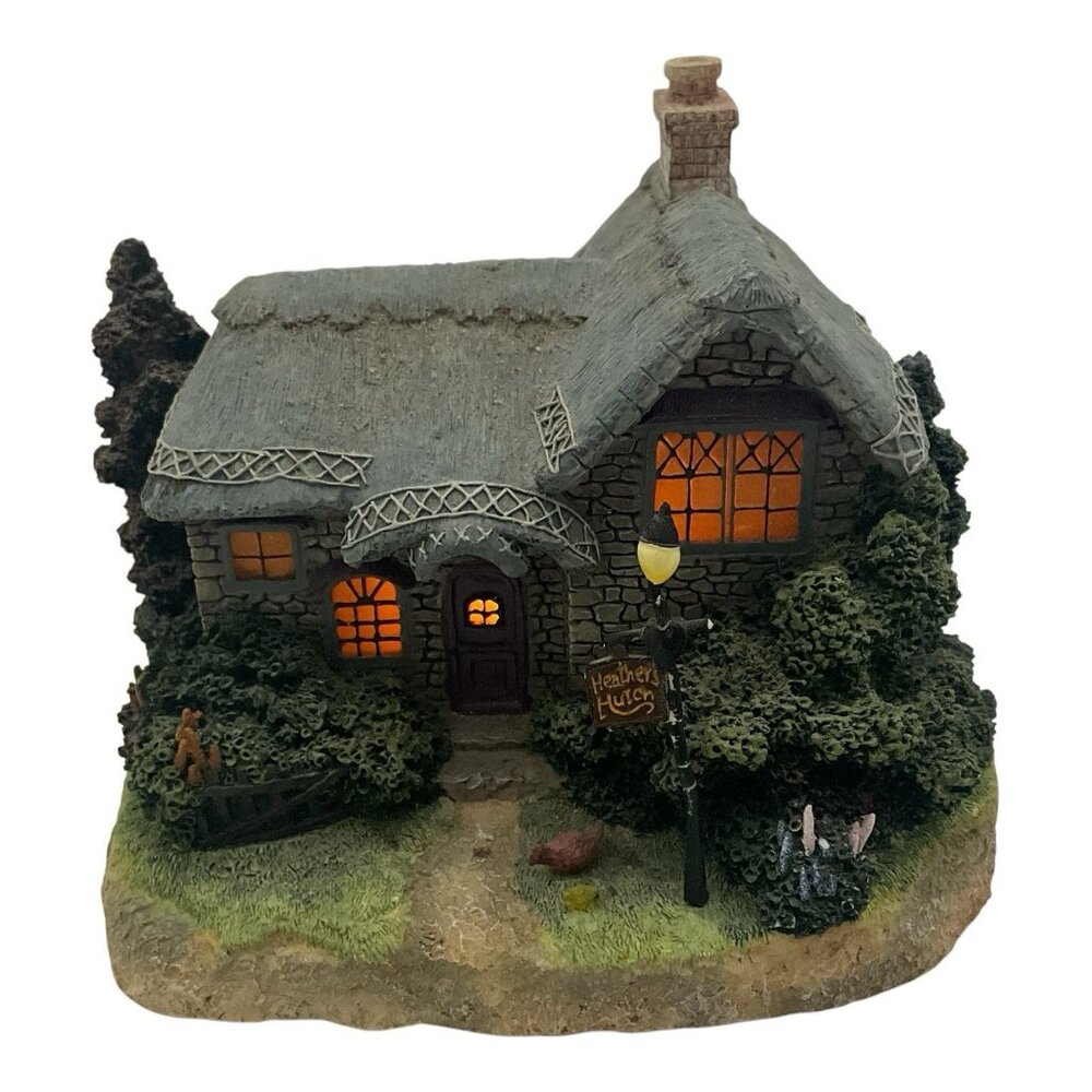 Thomas Kinkade Vintage Lighted Resin Heathers Hutch Hawthorne Village Collectibl